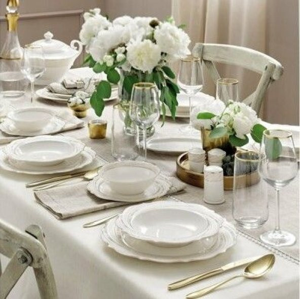 Pierre Cardin Helezone 60 Parça 12 Kişilik Yemek Takımı - 2