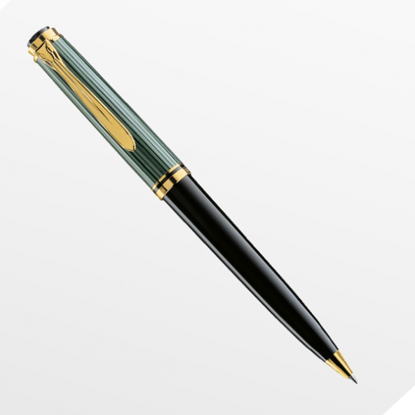 Pelikan Tükenmez Kalem Souveran Serisi Yeşil-Siyah K800 - 1