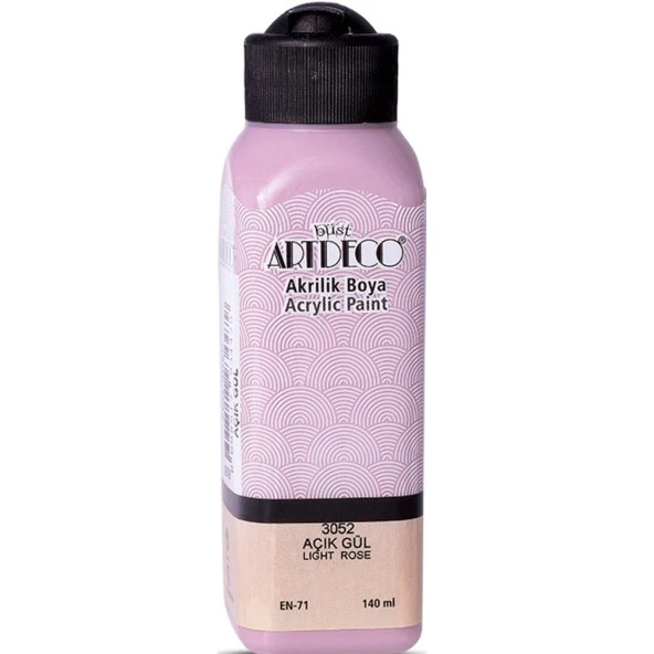 Artdeco Akrilik Boya 140 ML Açık Gül 070R-3052 - 3