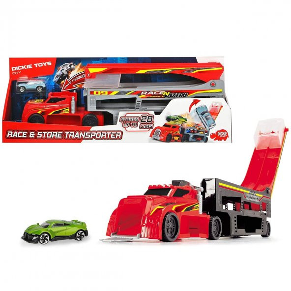 203747003 Dickie, Yarış ve Mağaza Taşıyıcı Aracı 44,5 cm - 7