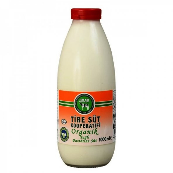 Tire Süt Kooperatifi Organik Yağlı Pastorize Süt (1000 ml)