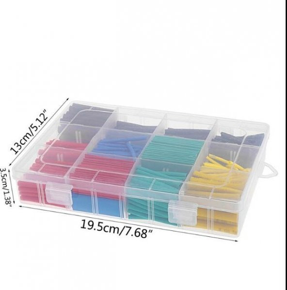 Makaron Seti 530 Adet Kutulu Daralan Isı Polyolefin Boyutlu Set - 5