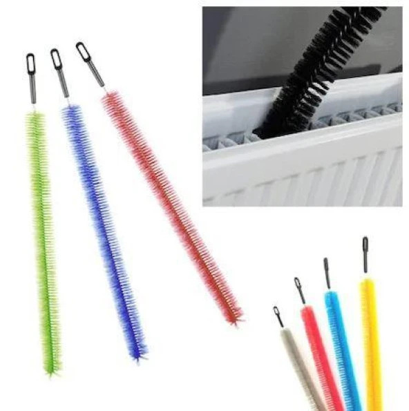 Esnek Bükülebilir Dolap Altı Kalorifer Peteği Temizleme Fırçası - 3