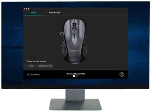 Logitech M510 Kablosuz Mouse-Siyah - 3