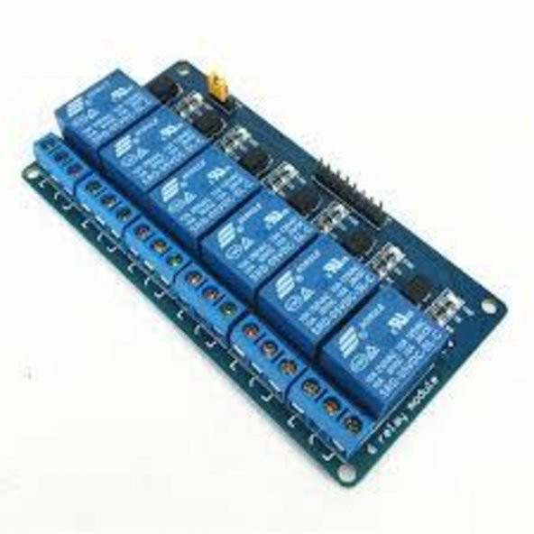 5V 6 Kanal Röle Kartı (Geliştirme Kartlarıyla Uyumlu) Arduino - 2