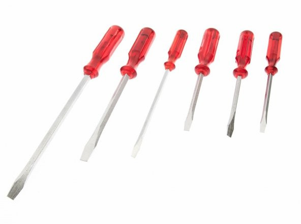 DÜZ TORNAVİDA SETİ 6 PARÇA DARBELİ CR-V PRO