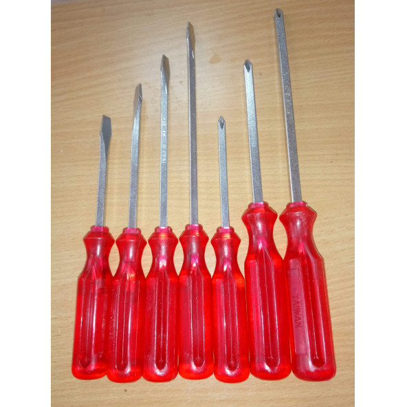 DÜZ YILDIZ TORNAVİDA TAKIMI 7 PARÇA TORNAVİDA SETİ