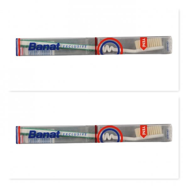 BANAT EXCLUSIVE DİŞ FIRÇASI ERGONOMİK KOKULU SAP 1 ALANA 1 BEDAVA