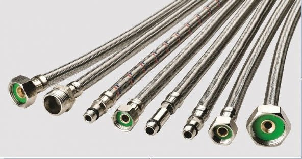 FLEX SU BAĞLANTI HORTUMU BRANŞMAN 3/8x1/2 100 CM 1.KALİTE