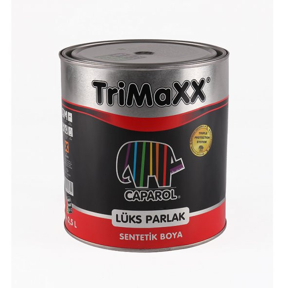 FİLLİ BOYA SİYAH LÜKS YAĞLI BOYA 0,75 LT.PARLAK