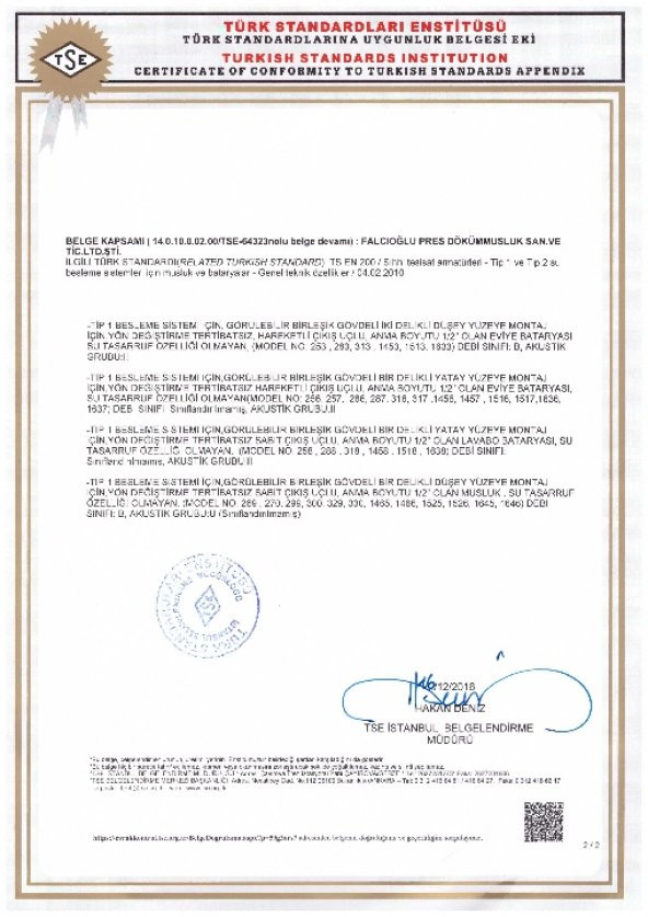 FOMA TAÇ UZUN MUSLUK YERLİ 5 YIL GARANTİLİ - 4