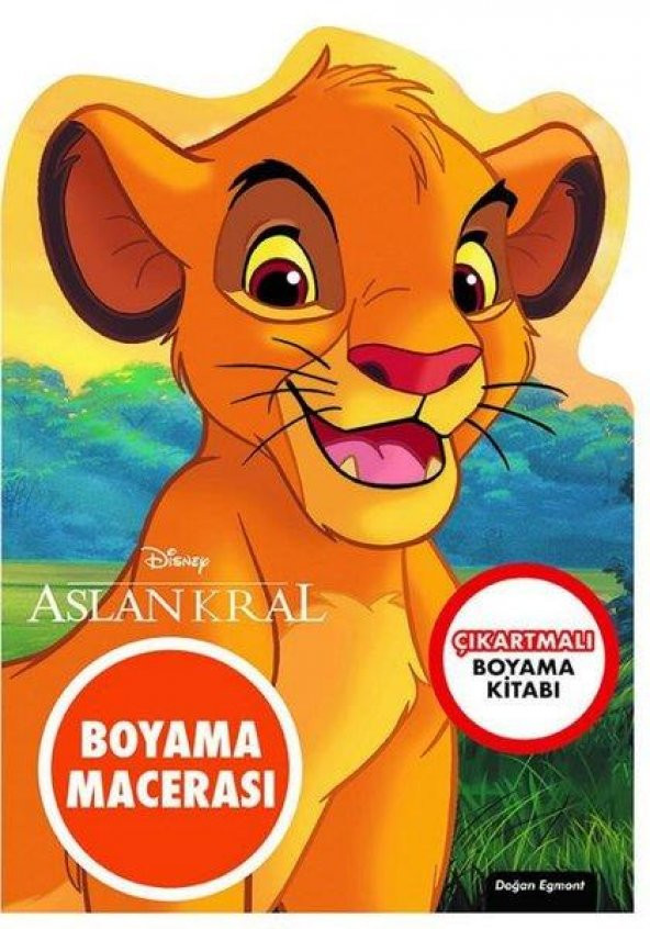 Disney Arslan Kral Özel Kesimli Boyama Macerası Doğan Egmont Yayınları