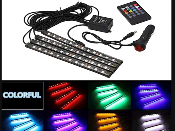 Volkswagen EOS Ayak Altı Led 12 Ledli Çok Fonksiyonlu - 6
