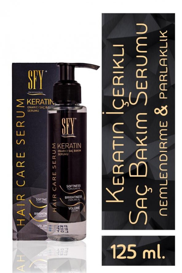 SFY Professional Durulanmayan Onarıcı Saç Bakım Serumu Keratinli 125 ml.