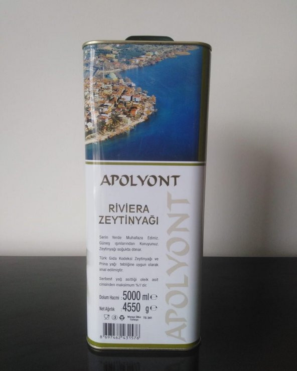 Apolyont Rİveria Zeytinyağı 5000 Ml - 2