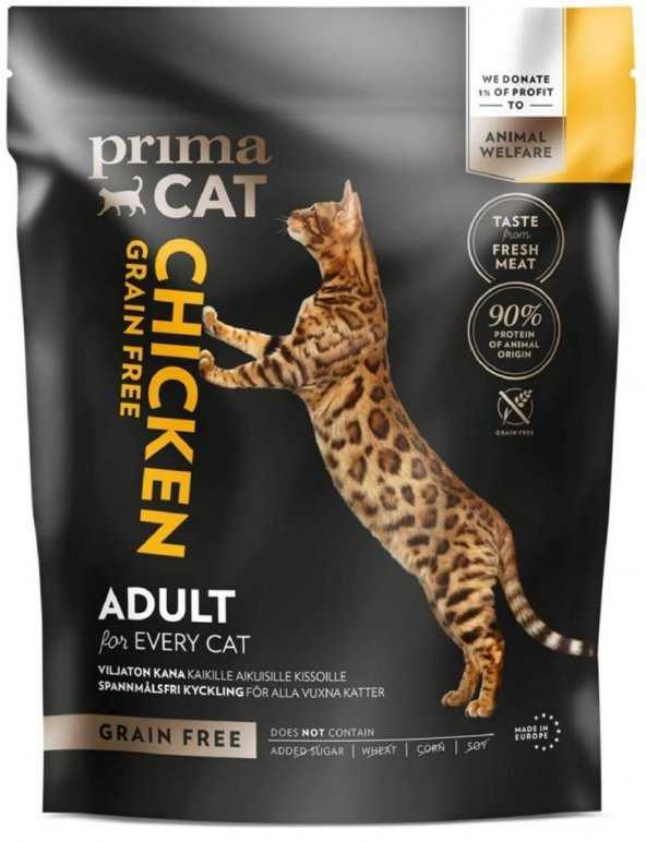 Prima Cat Grain Free Tavuk Etli Tahılsız Kedi Maması 400 Gr