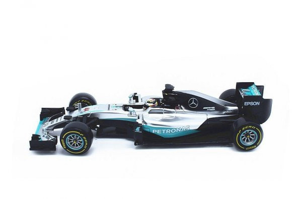 Burago 1:18 Formula 1 Mercedes AMG Petronas F1 W07 Hybrid Model Araba - 2