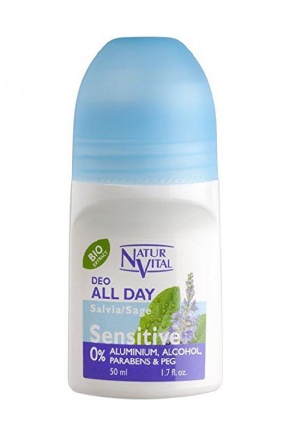 Natur Vital Sensetive Organik Roll On Deodorant 50 ml