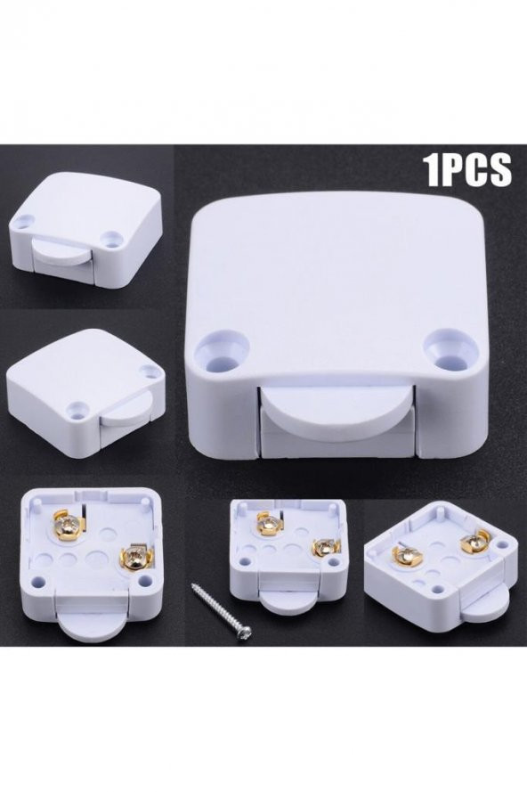 Şahnet İthal Dolap Switch Beyaz Dolap İçi Işık Aç Kapa Anahtarı - 4