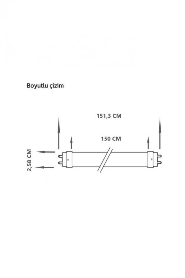 Osram 19.1 W T8 Floresan Ampul 840 Gün Işığı 150 Cm - 2