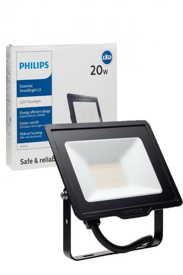 Philips BVP150 LED17/CW 20W Dış Mekan Led Projektör - 6500K Beyaz