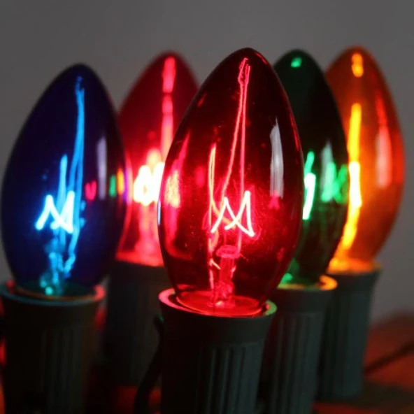 Şahnet C7 10W Renkli Parfüm Ampul E14 (5 Adet) - 2