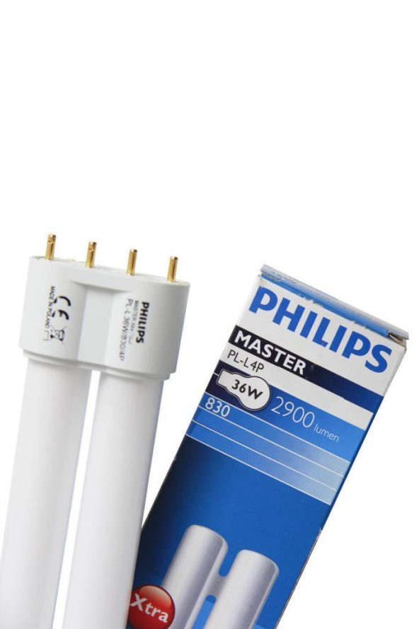 Philips Master 36W/830 4P PLL Floresan Ampul Sarı 3000K - 41,66 Cm