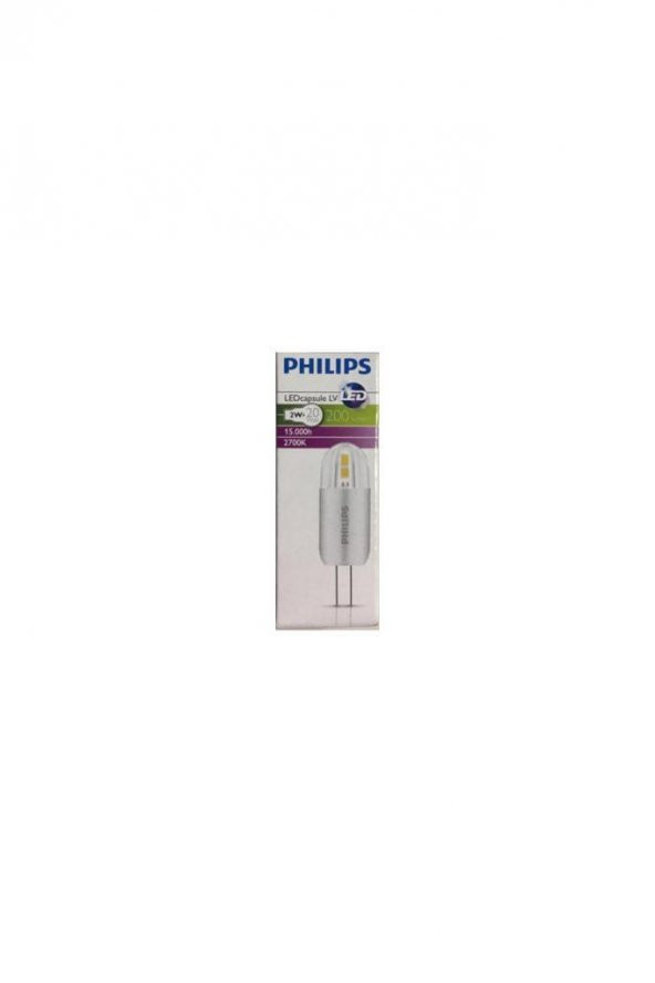 Philips 2W (20W) İğne Ayak Kapsül Led Ampul Sarı 12V 2700K - 3
