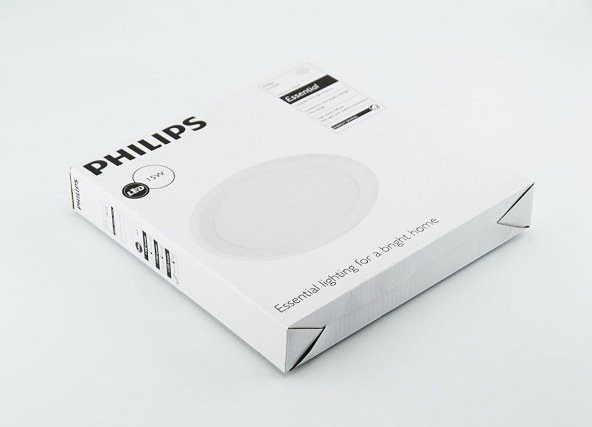 Philips Essential-Meson 15W Sıva Altı Gömme Led Panel Beyaz (Delik Capı 20 Cm) Spot Ampul 6500K