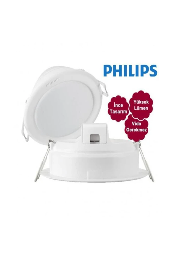 Philips 10W Sıva Altı Led Spot Panel Beyaz Kasa 6500K