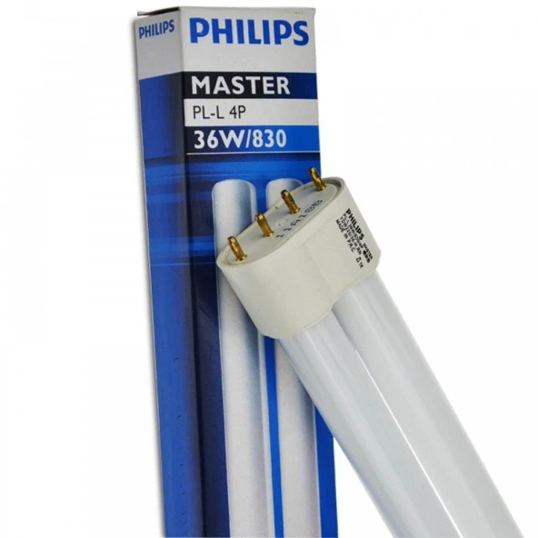 Philips Master 36W/830 4P PLL Floresan Ampul Sarı 3000K - 41,66 Cm - 8