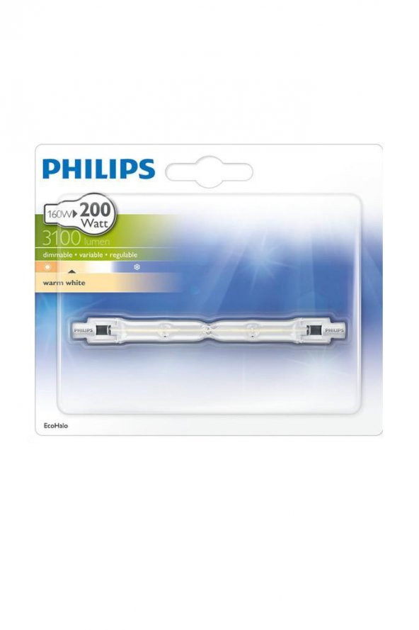 Philips 160W (200W) Dim Halojen Çubuk 118mm