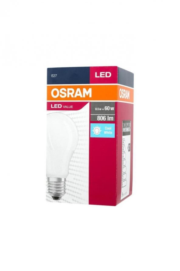 OSRAM 8,5W(60W) LED AMPUL E27 2700K SARI (6 ADET) - 2