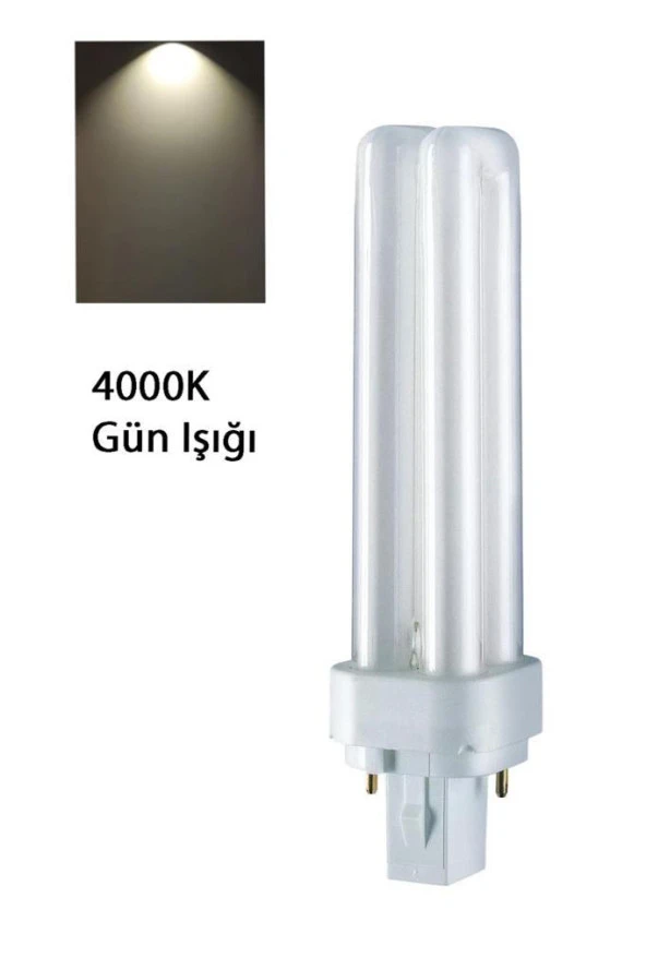 Osram Dulux D 13W Kırık Beyaz Işık Geçme Soketli Lamba - 2Pın