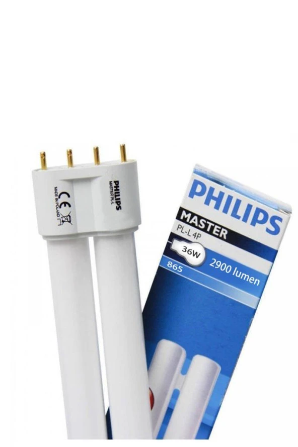 Philips Master 36W/865 4P PLL Floresan Ampul Beyaz 6500K -41,66 Cm
