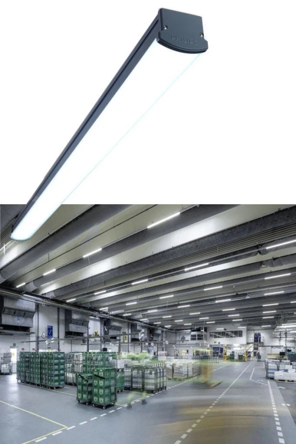 Philips 40W Etanj Led Bant Armatür IP65 Gün Işığı 4000K 120 cm ( Su Geçirmez) - 5