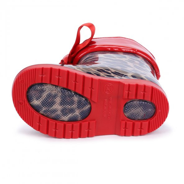 İgor W10241 Bimbi Leo Kız Çocuk Su Geçirmez Yağmur Kar Çizmesi Kırmızı - 6