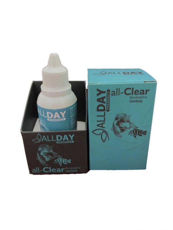 Allday All-Clear Akvaryum Su Berraklaştırıcı 50 ml