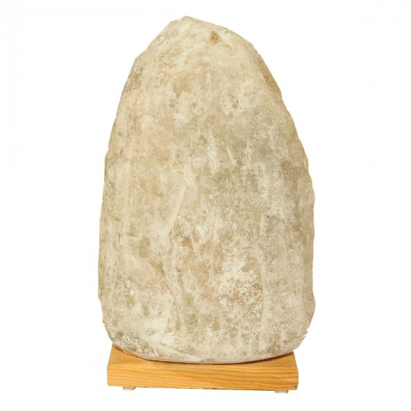 LokmanAVM Doğal Kaya Tuzu Lambası Çankırı Kablolu Ampullü Beyaz 9-10 Kg - 5