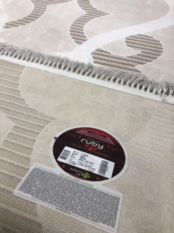 Bahariye Halı Ruby 2958 Vizon 200x290 6 M2 Halı ! - 7