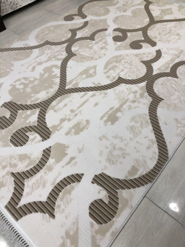 Bahariye Halı Ruby 2958 Vizon 200x290 6 M2 Halı ! - 8