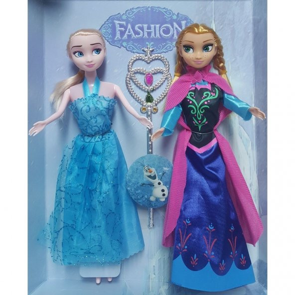 Frozen Elsa Ve Anna Oyuncak Bebek 2li 30 Cm - 2