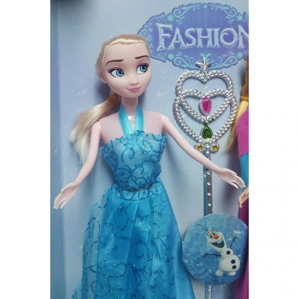 Frozen Elsa Ve Anna Oyuncak Bebek 2li 30 Cm - 3