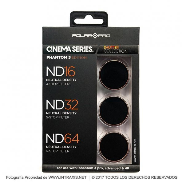 PolarPro Phantom 3 Cinema Series ND Filters - 3