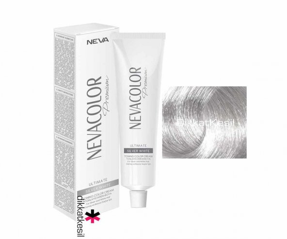 Nevacolor Premıum Ultımate Tonlayıcı Krem Boya - Gümüş Gri