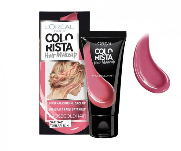 LOréal Paris Colorista Hair Makeup Rosegold 30 Ml