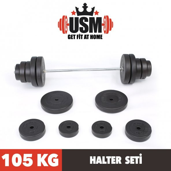 105 KG UZUNAY BLACK HALTER SETİ - 3