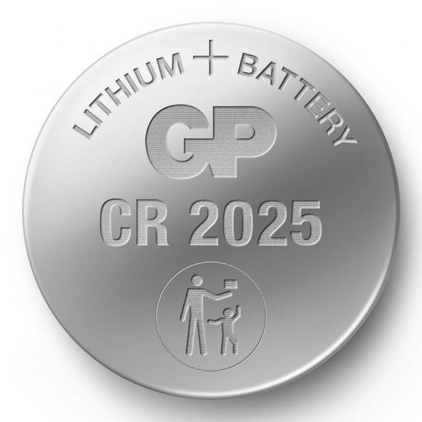 GP CR2025 3V Lityum Düğme Para Pil 5 li Paket - 3