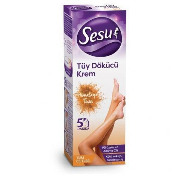 Sesu Tüy Dökücü Krem Himalaya Tuzu Tüm Ciltler 100 Ml