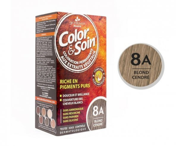 Color and Soin Saç Boyası 8A - Blond Cendre - 1